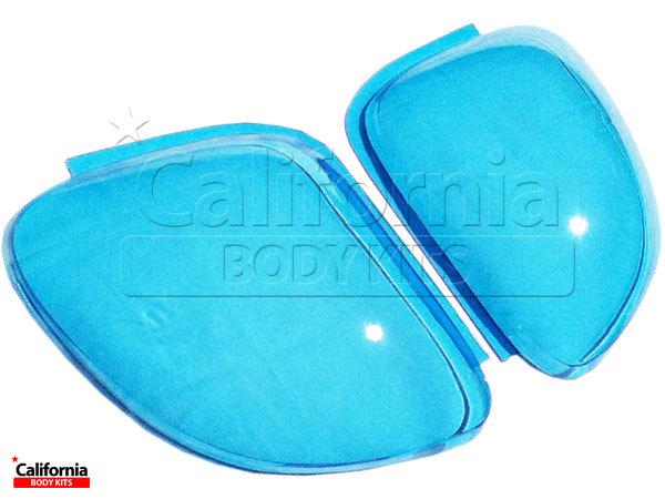 Cbk plastic cwes headlight lenses blue mazda rx-7 fd3s 93-97 brand new