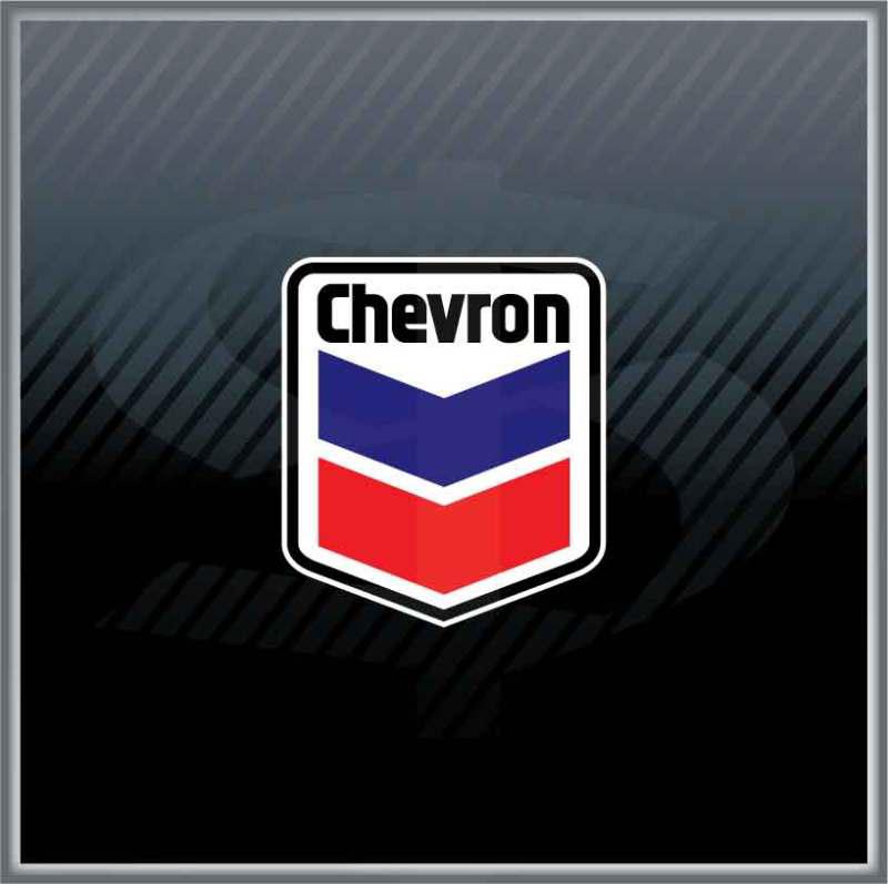 Chevron gas oil gasoline station racing car trucks sticker 