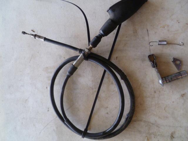 1984 cr250 cr 250 clutch cable and clutch arm     may fit 1985
