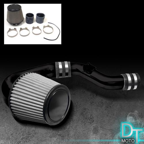 Stainless washable cone filter + cold air intake 02-03 impreza wrx 2.0l black