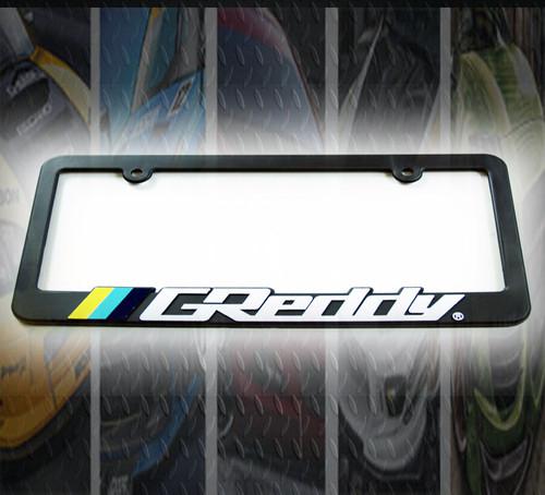 Genuine greddy license plate frame