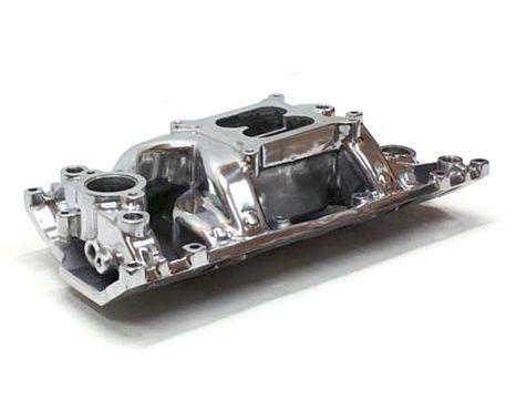 New sbc small block chevy polished eliminator vortec cyclone manifold for sale