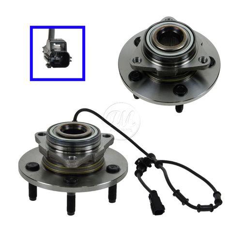 Wheel bearing & hub assembly lh & rh pair for dodge ram 1500 w/ speed sensor