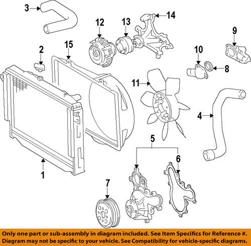 Toyota oem 1610009491 water pump/engine water pump