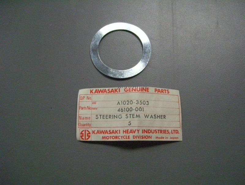 Nos kawasaki oem# 46100-001 steering stem washer 69-76 h1 & 76 kh500