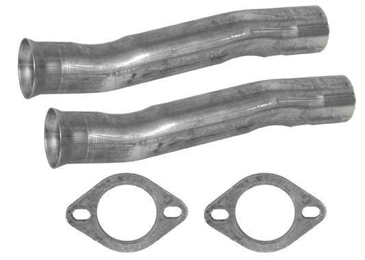 1979-1995 ford mustang 5.0l flow tubes 2-1/2" intermediate exhaust flanges