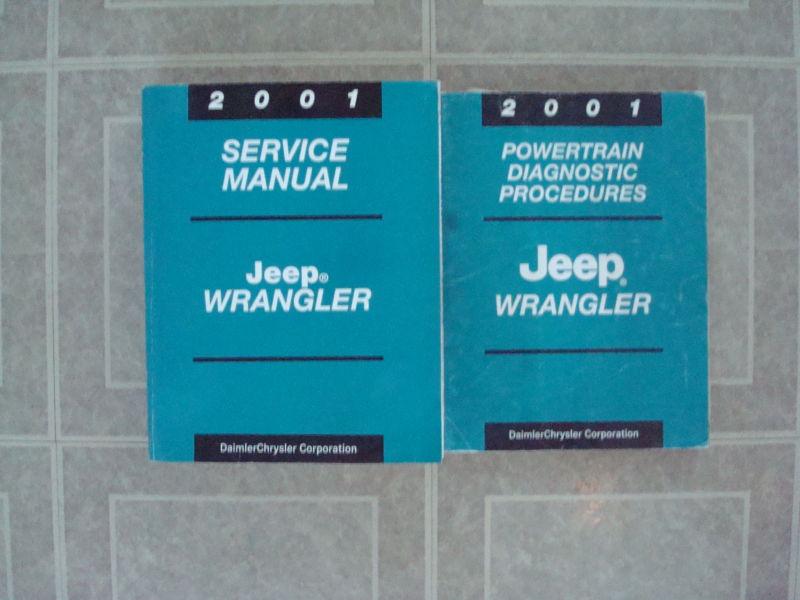 2001 chrysler jeep wrangler factory dealer shop service repair manual book 