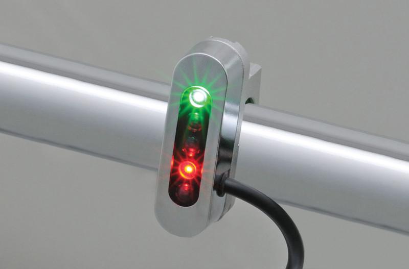 Daytona chrome micro indicator light unit for harley motorcycle bobber chopper