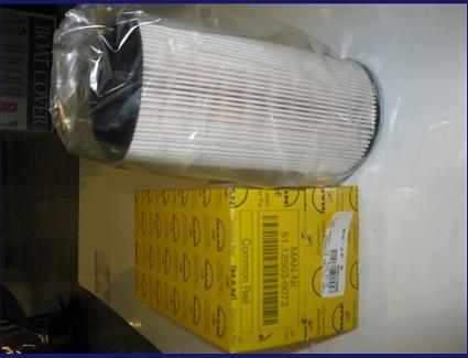 Element fuel filter for a man diesel 51.12503.0073