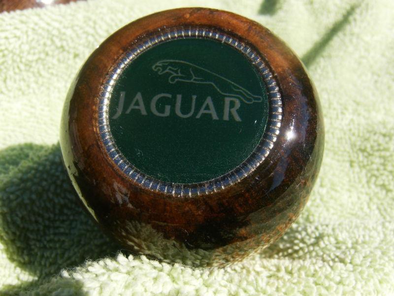 Jaguar burl wood x-type manual trany inlaid shift knob