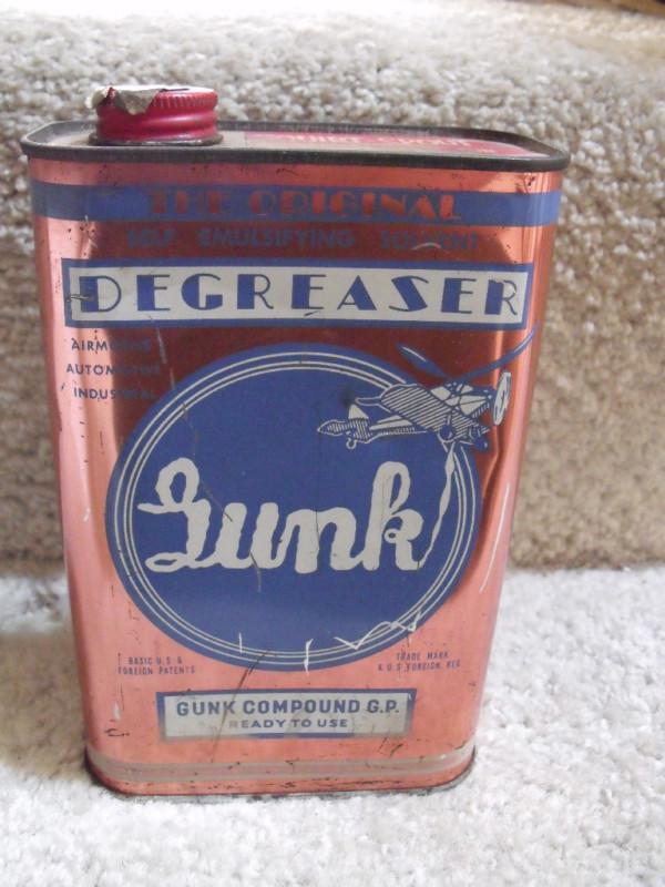 *new*vintage gunk degreaser full metal original can from 1949
