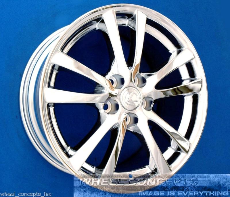 Lexus is250 is350 is 250 350 18 inch chrome wheels oem 18" gs400 gs430 gs 430 