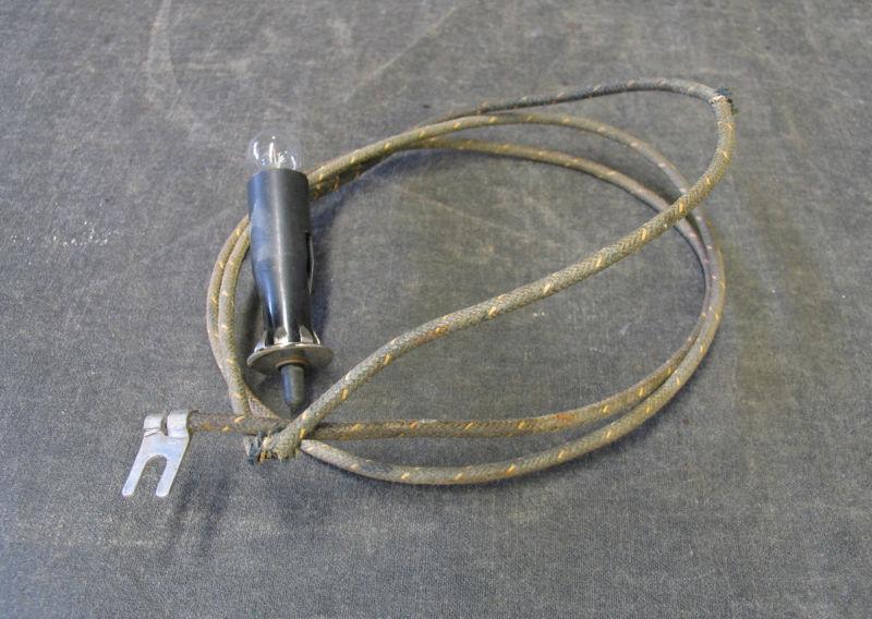 1951 1952 ~ chevrolet ~ styleline ~ fleetline ~ glove box light with wire lead
