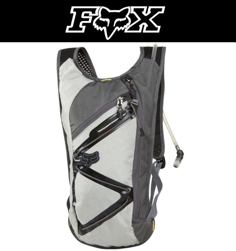 Fox racing grey lowpro hydration backpack hydrapak dirt bike mx atv 2014
