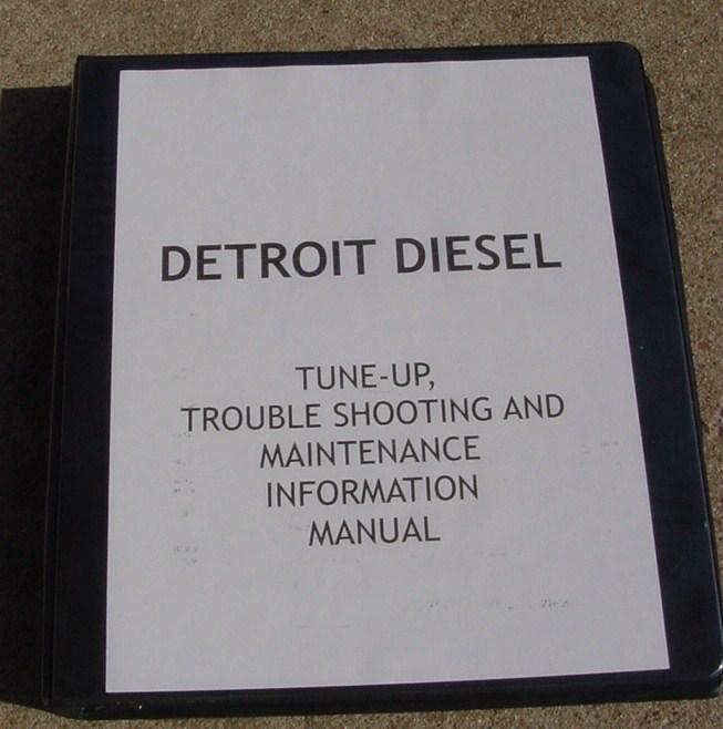 Detroit diesel & gm tune-up troubleshooting maintenance manual 53 v71 gm71 gm110