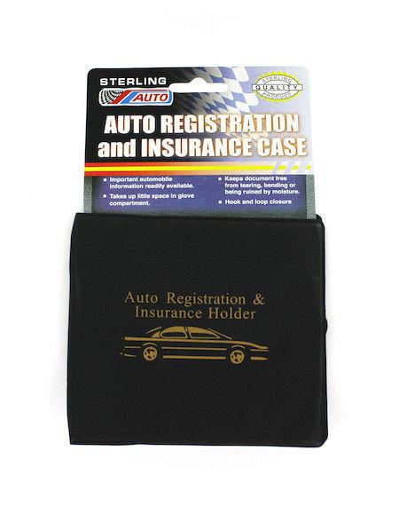 Vehicle insurance & registration case holder folder wallet for auto car truck