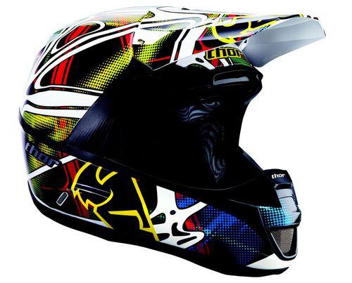 Thor 2013 force scorpio helmet multi mx motorcross atv l large new