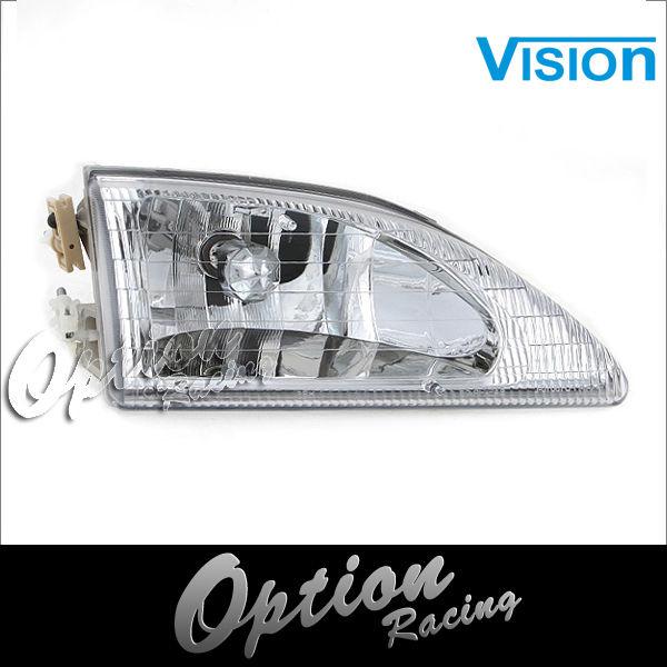 Right passenger single side headlight replacement 1994-1998 ford mustang
