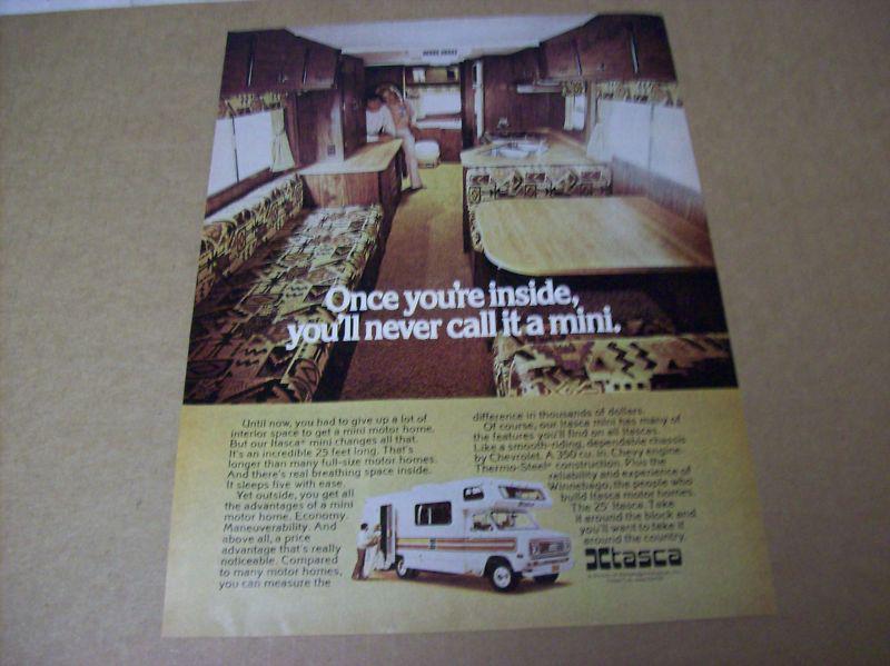 1976 itasca motor home advertisement, vintage ad