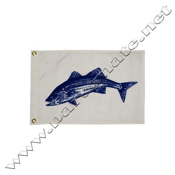 Taylor 2618 fisherman's catch flag / flag 12x18 nylon striped ba