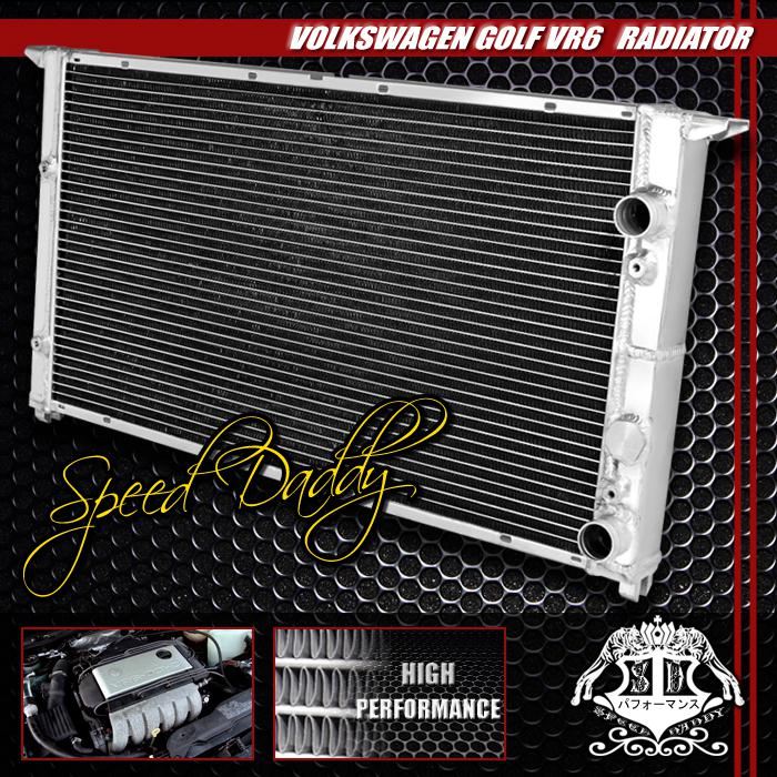 2-row/core full aluminum racing radiator 94-98 volkswagen vw golf gti vr6 mk3 v6