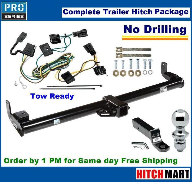  trailer hitch complete pkg for 1998-2006 jeep wrangler class 3, 2" tow receiver
