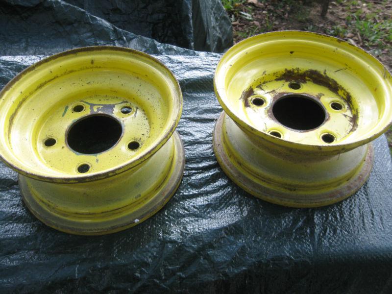 8 inch trailer wheels, used on some tractors and equipment