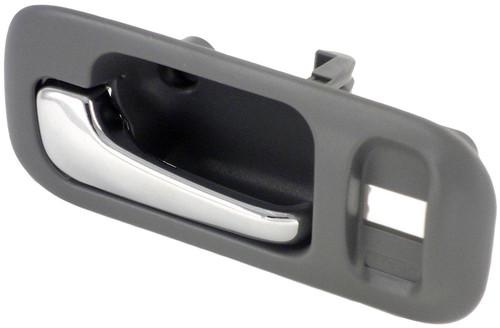 Front left gray & chrome interior door handle (dorman# 82216)