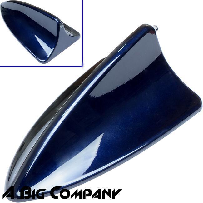 Shark style fin dummy antenna top aerial blue decoration for car bmw nissan vw