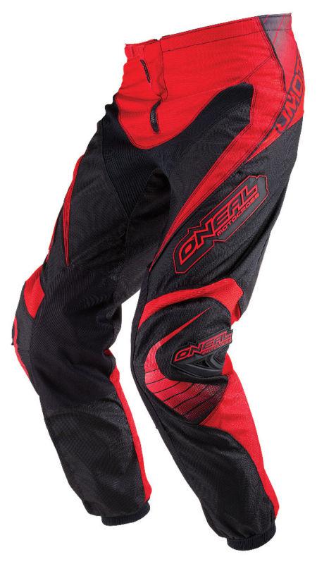 O'neal oneal element red mens size 28-38 dirt bike pants off-road motocross mx