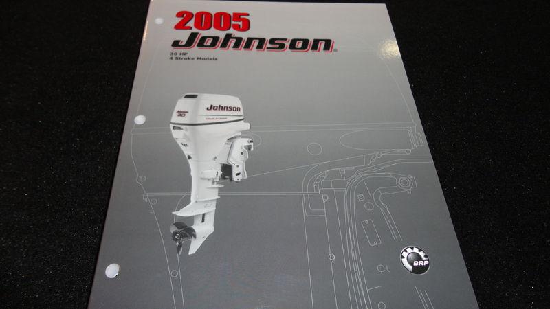 2005 johnson service manual 30 hp 4-stroke #5005992 outboard boat motor repair