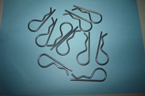 Stainless steel  304 grade r clips 4 mm in packs of 10