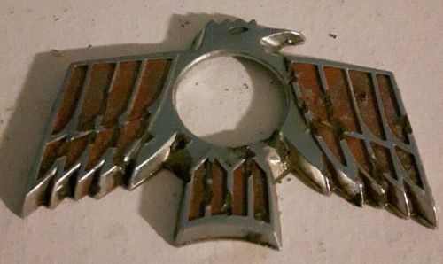 68 69 pontiac firebird trunk key trim emblem,rare!