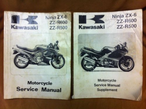 Find 1990-1997 Kawasaki ZX6,ZZR600,ZZR500 factory shop & supplement in Easton, Pennsylvania, United States, for US $29.99