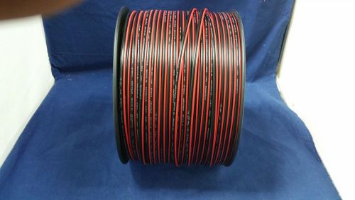 18 gauge 50 ft red black zip wire awg cable power ground stranded copper car