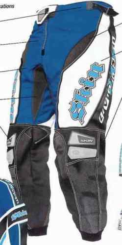 Skin riding pants-mx atv motorcycle yamaha blue-list $150. pant size 34 new