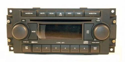 Chrysler/dodge/jeep am-fm-cd six disc changer car radio