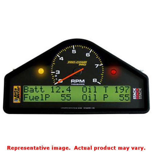 Auto meter 6012 pro-comp race dash black 7.5&#034; x 4&#034; x 1-1/2&#034; range: 0-3-8k rpm/2