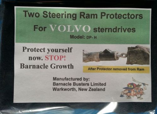 Steering ram protectors for volvo sterndrives stop barnacle damage to oil seals