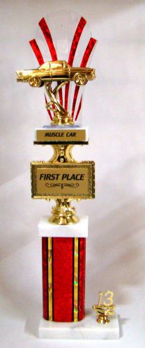 Car &amp; bike show trophy - free engraving - 20 inch tall trophy