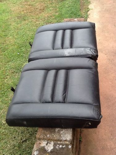 94 to 98 mustang gt rear top black leather seats