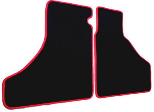 Vel. floor mats black/red for lamborghini urraco