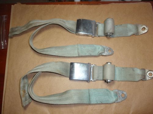 1966 chrysler plymouth dodge lap belts with ratchet retractors