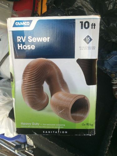 Rv sewer hose by camco 10 feet heavy duty new in box just the hose