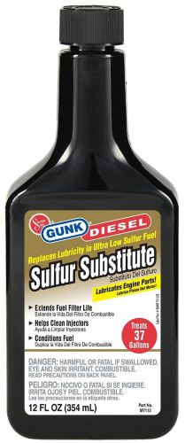 Super seal gunk m7112 diesel sulfur substitute