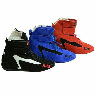 Rjs racing shoes, redline high-top, sfi 3.3/5, auto safety