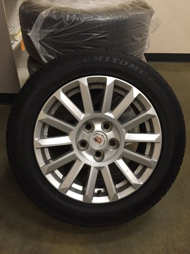 Cadillac cts 17&#034;  original wheels &amp; tires 2012 - set of 4