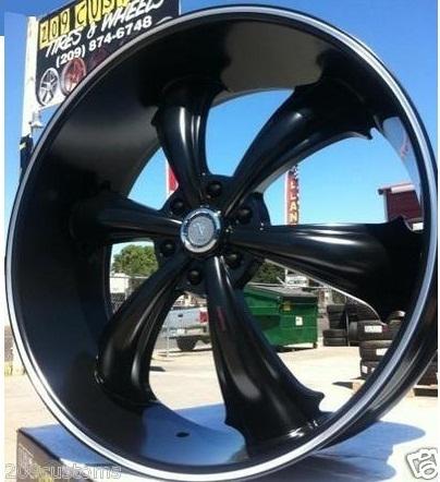 24" inch wheels rims mblack dw19 6x139.7 sierra 2007 2008 2009 2010 2011 2012