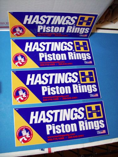 Hastings piston rings tough guy 4) decals  h-133