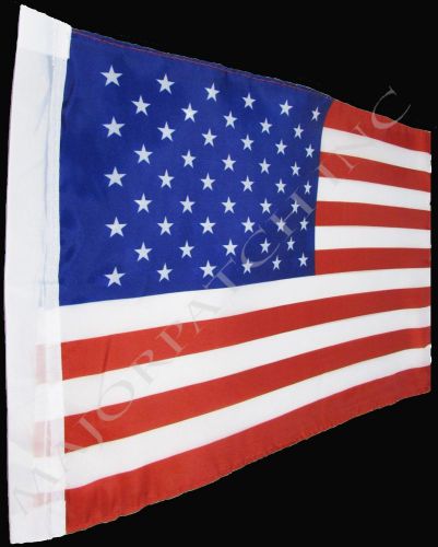 American usa us 10x15 flag motorcycle car boat double stitched &amp; sided